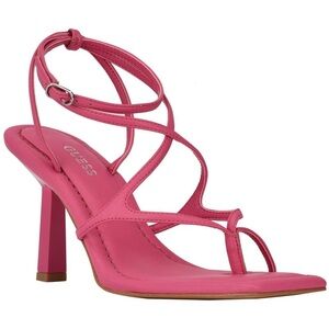 Guess Women's Bright Pink Strappy Sandals